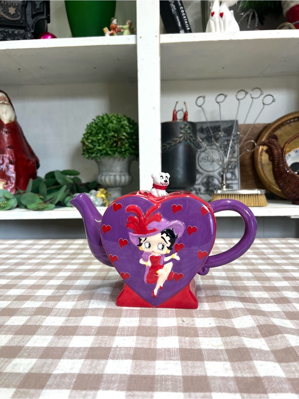 Vintage Betty Boop teapot ceramic 2004 king features decor